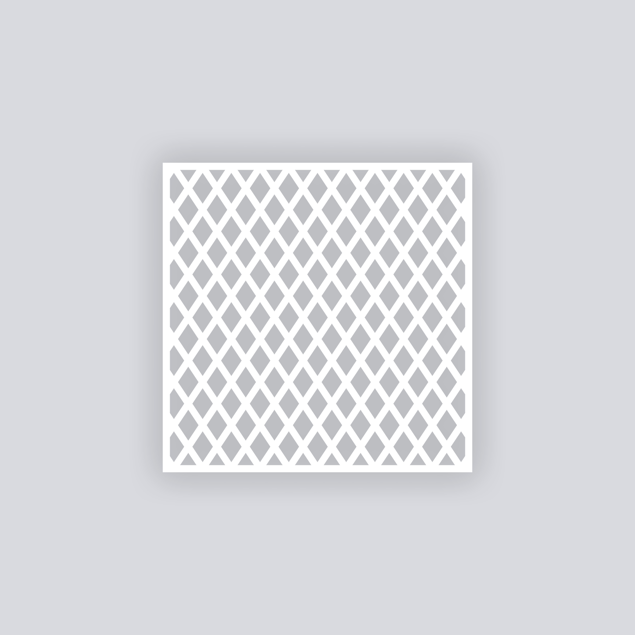 Dapper Diamonds Square Clay Stencil