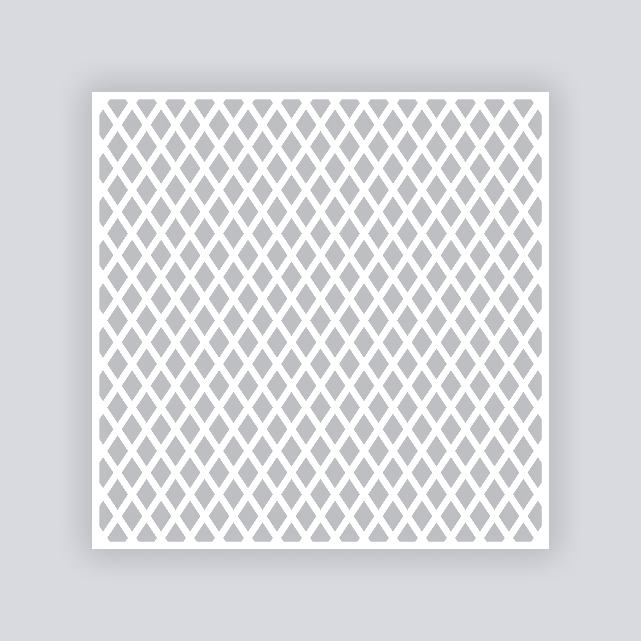 Dapper Diamonds Square Clay Stencil