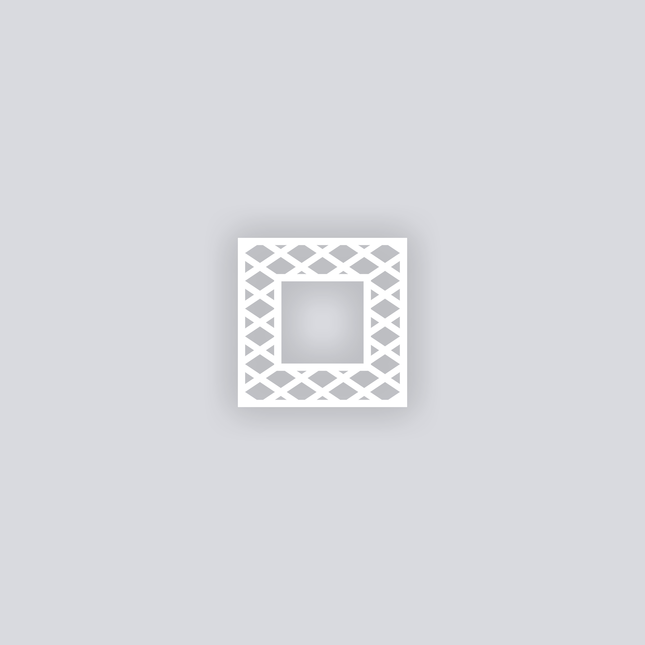 Dapper Diamonds Square Rim Clay Stencil