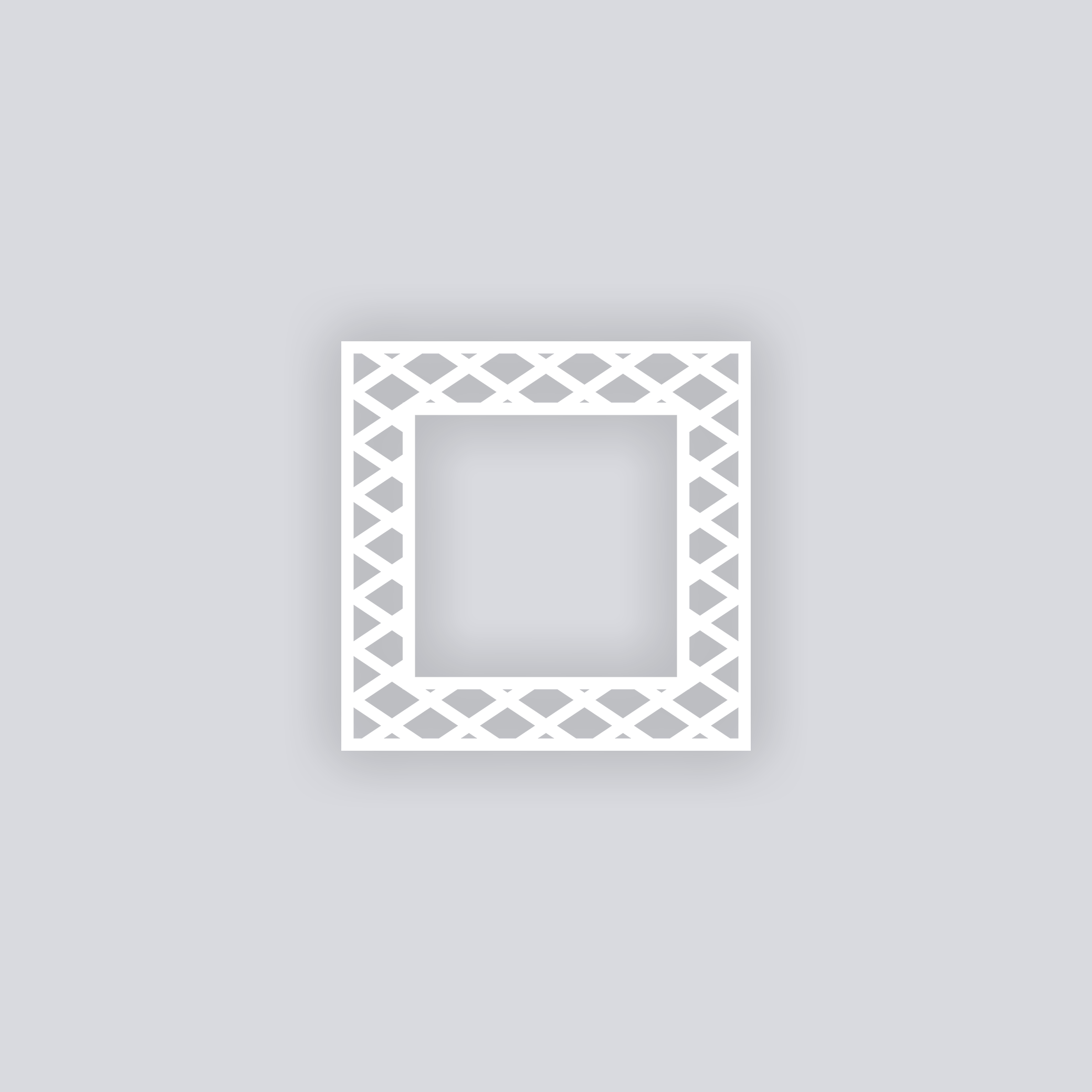 Dapper Diamonds Square Rim Clay Stencil