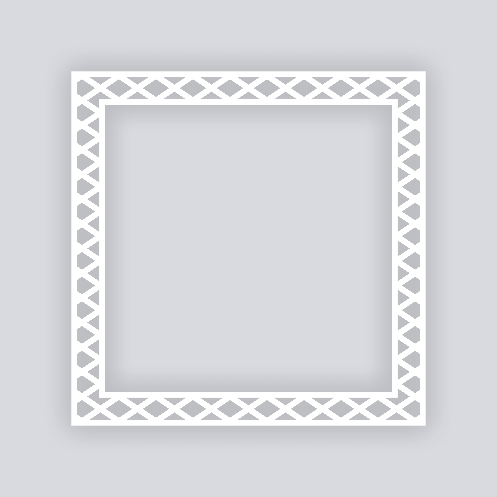 Dapper Diamonds Square Rim Clay Stencil