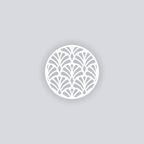 Deco Fans Circle Clay Stencil