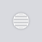 Diamond Chain Circle Clay Stencil