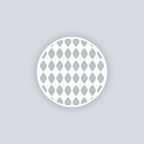 Diamond Chain Circle Clay Stencil