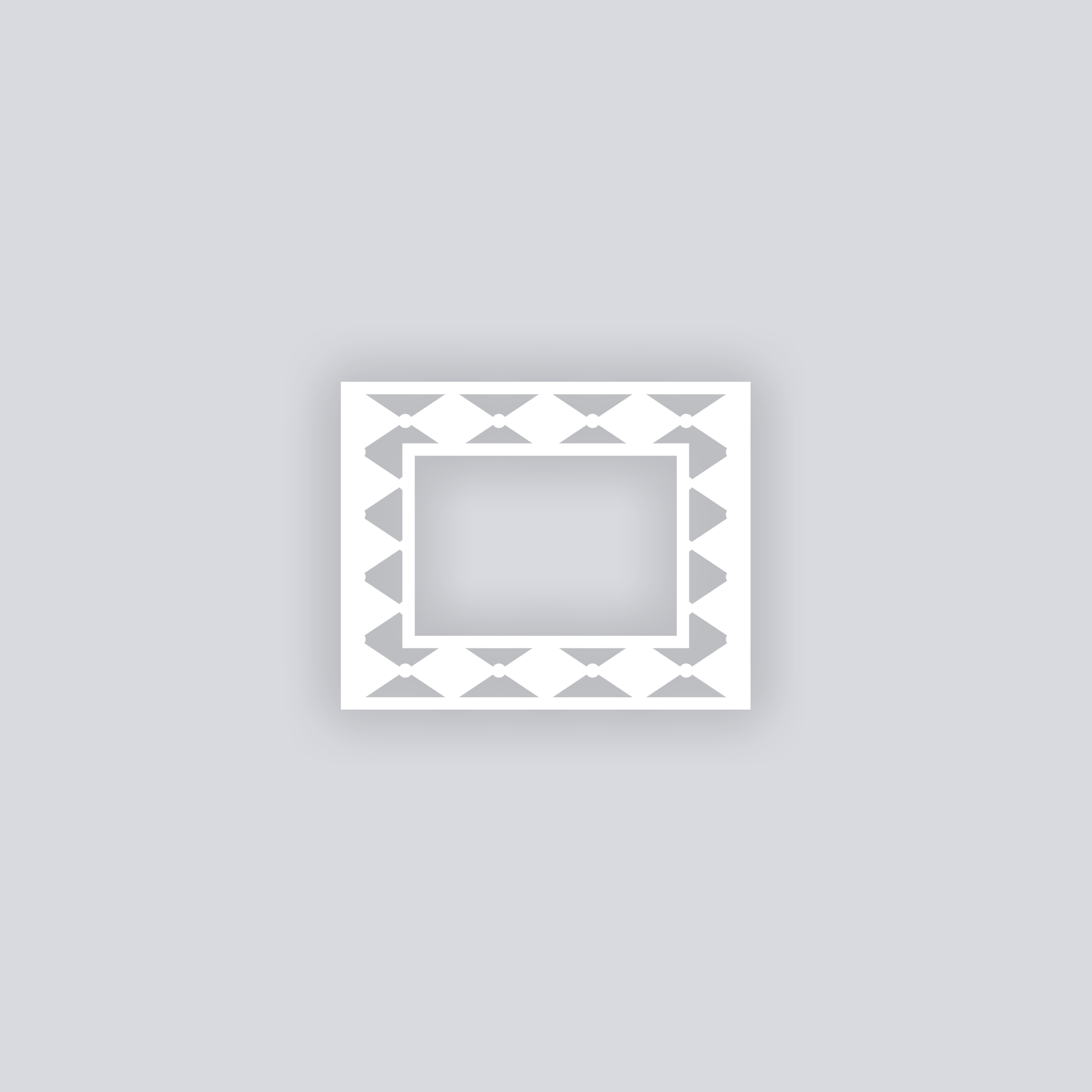 Diamond Chain Rectangle Rim Clay Stencil