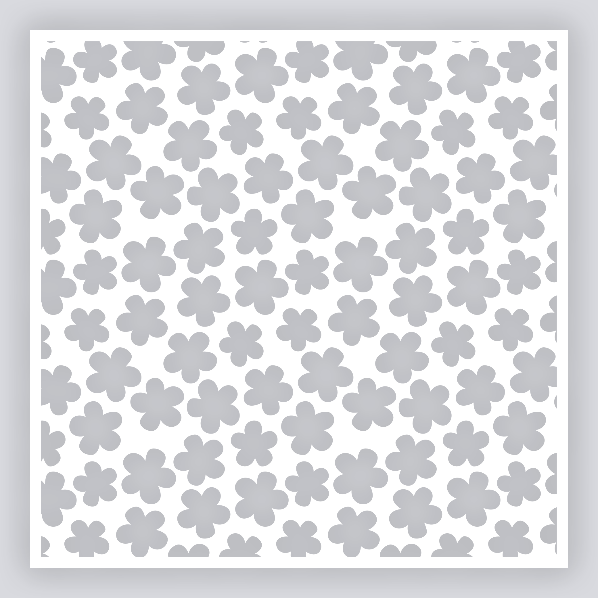 Ditsy Flowers Full Clay Stencil