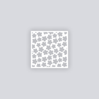 Ditsy Flowers Square Clay Stencil