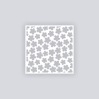 Ditsy Flowers Square Clay Stencil