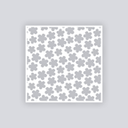 Ditsy Flowers Square Clay Stencil