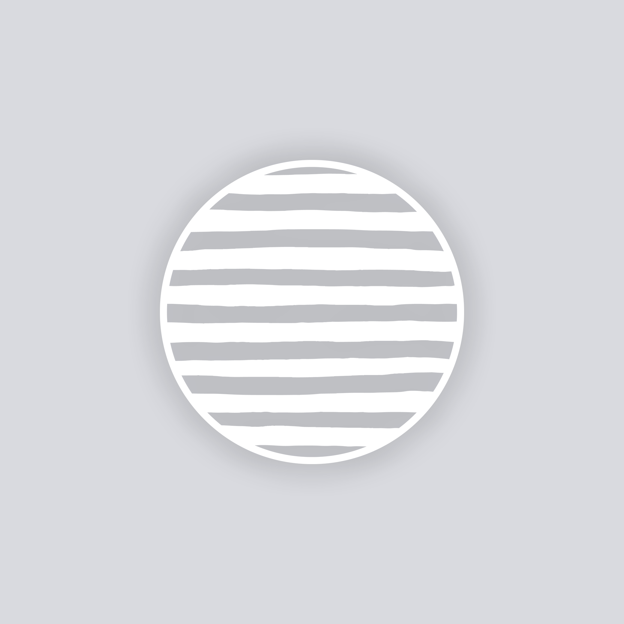 Doodle Stripes Circle Clay Stencil