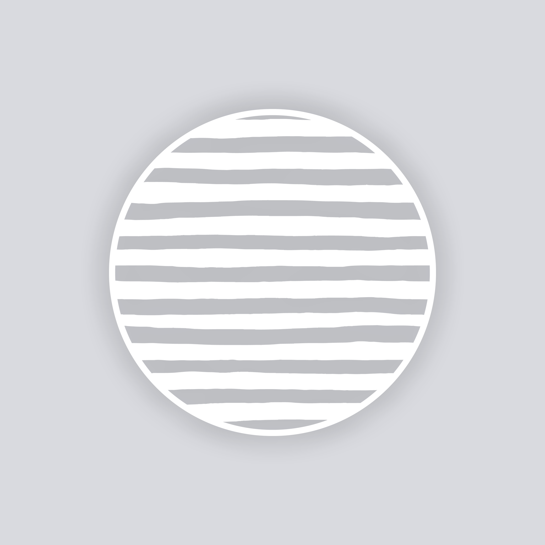 Doodle Stripes Circle Clay Stencil