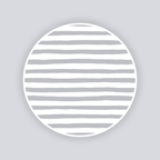 Doodle Stripes Circle Clay Stencil