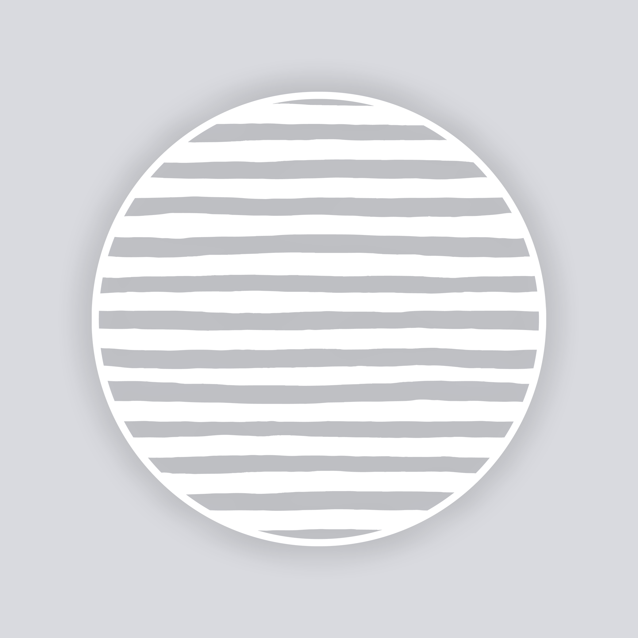 Doodle Stripes Circle Clay Stencil