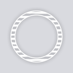 Doodle Stripes Circle Rim Clay Stencil