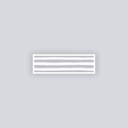 Doodle Stripes Rectangle Clay Face Stencil