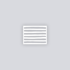 Doodle Stripes Rectangle Clay Face Stencil