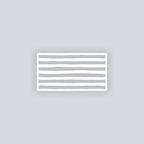 Doodle Stripes Rectangle Clay Face Stencil