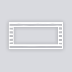 Doodle Stripes Rectangle Rim Clay Stencil