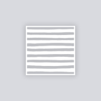 Doodle Stripes Square Clay Stencil