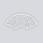 Dragon Scales Cups + Cones Clay Stencil