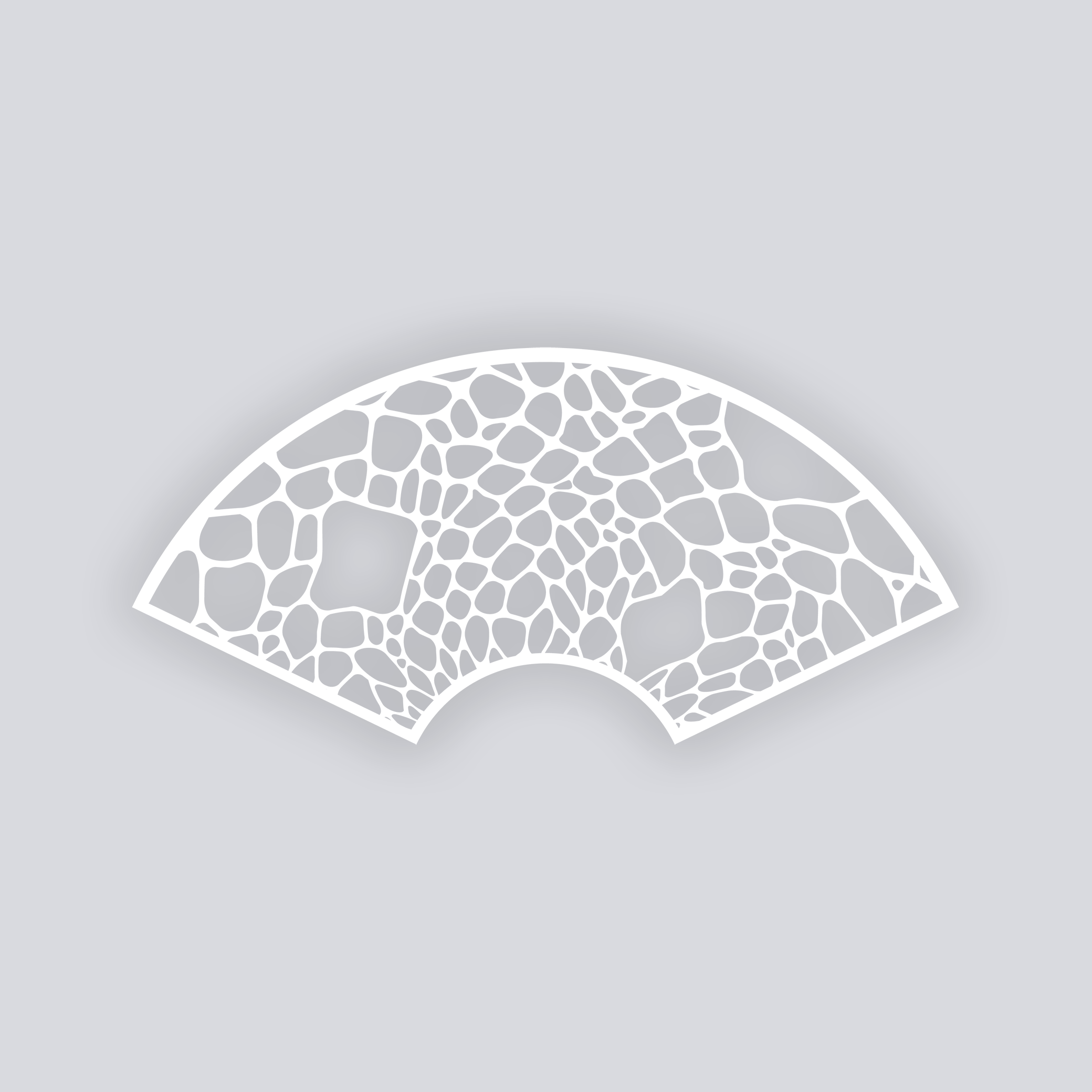 Dragon Scales Cups + Cones Clay Stencil