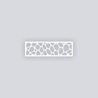 Dragon Scales Rectangle Clay Face Stencil