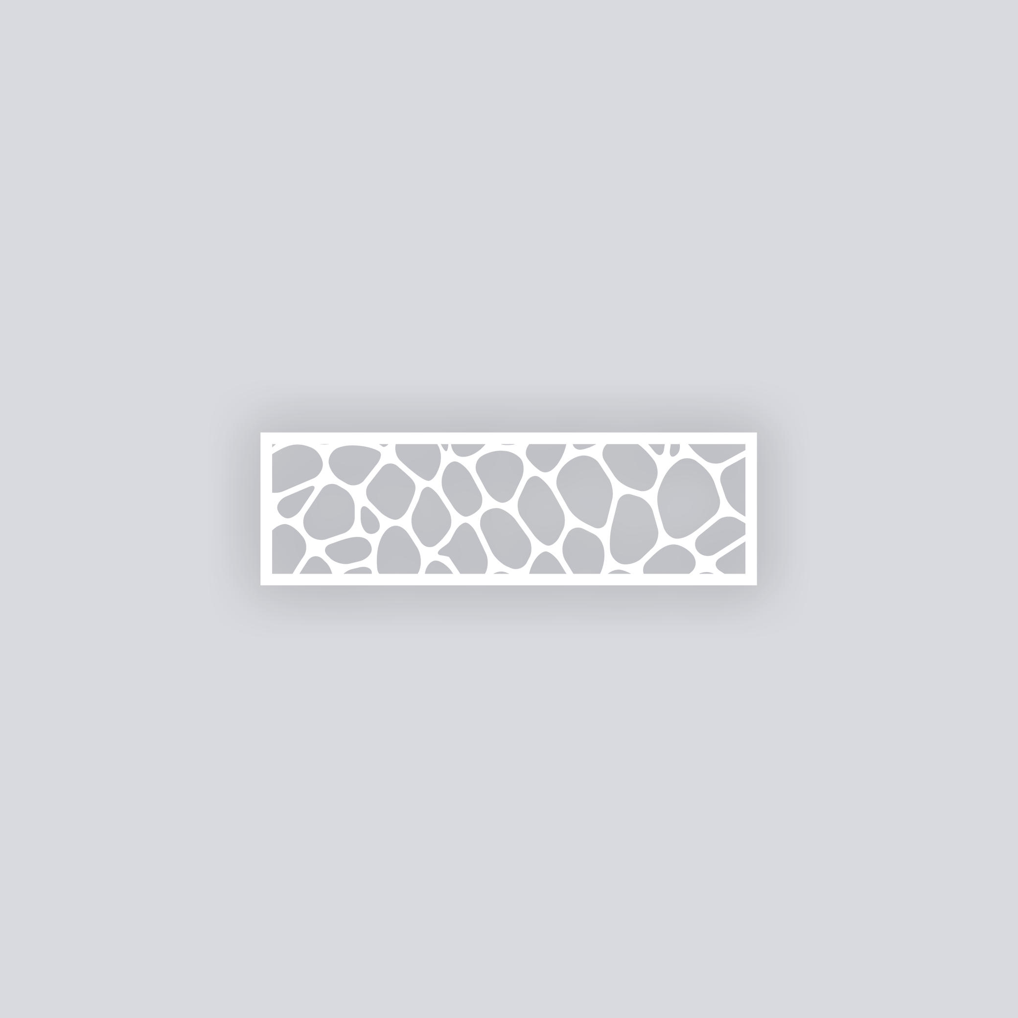 Dragon Scales Rectangle Clay Face Stencil
