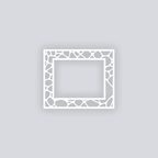 Dragon Scales Rectangle Rim Clay Stencil