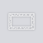 Dragon Scales Rectangle Rim Clay Stencil