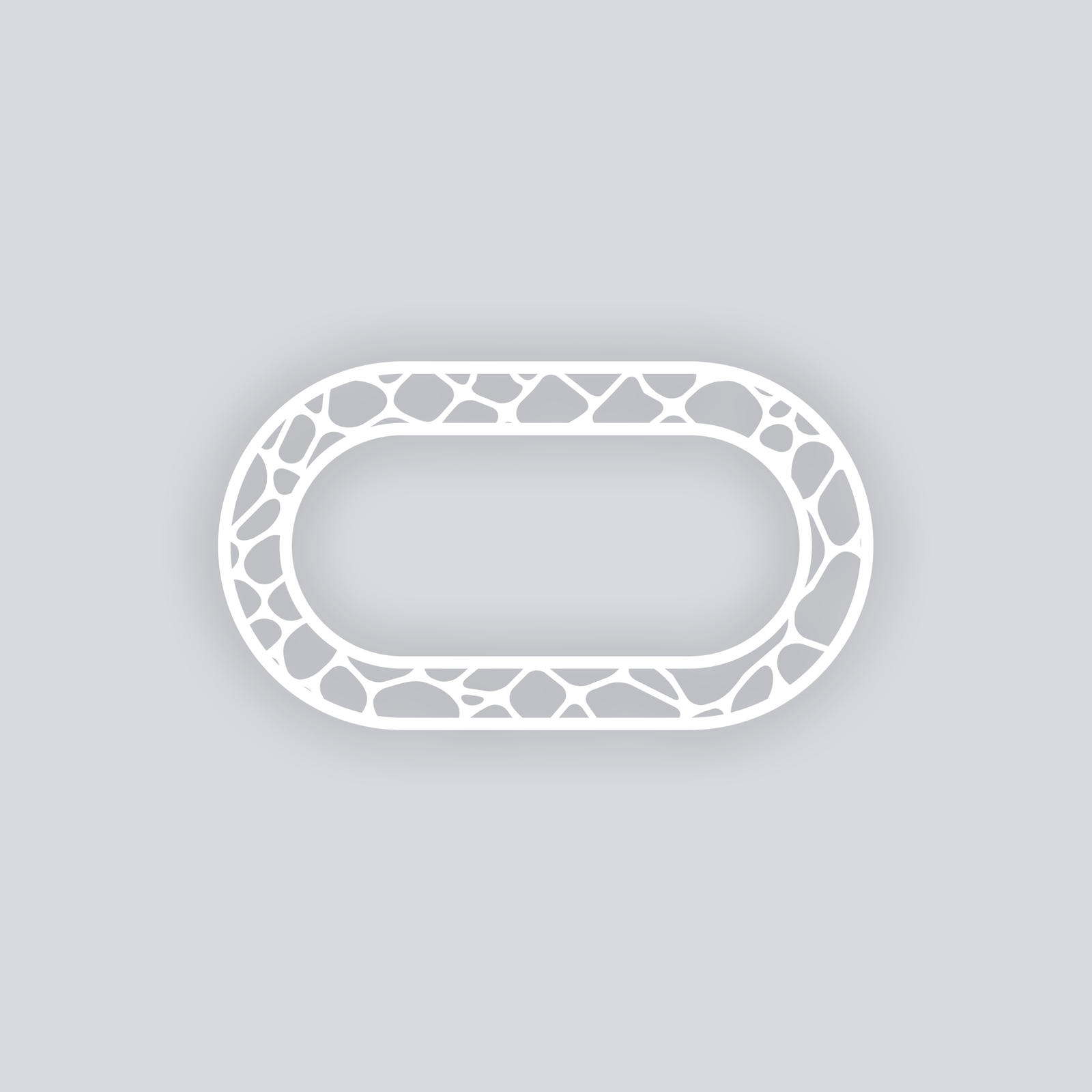 Dragon Scales Rounded Rectangle Rim Clay Stencil – Smashed Clay + Studios