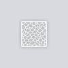 Dragon Scales Square Clay Stencil