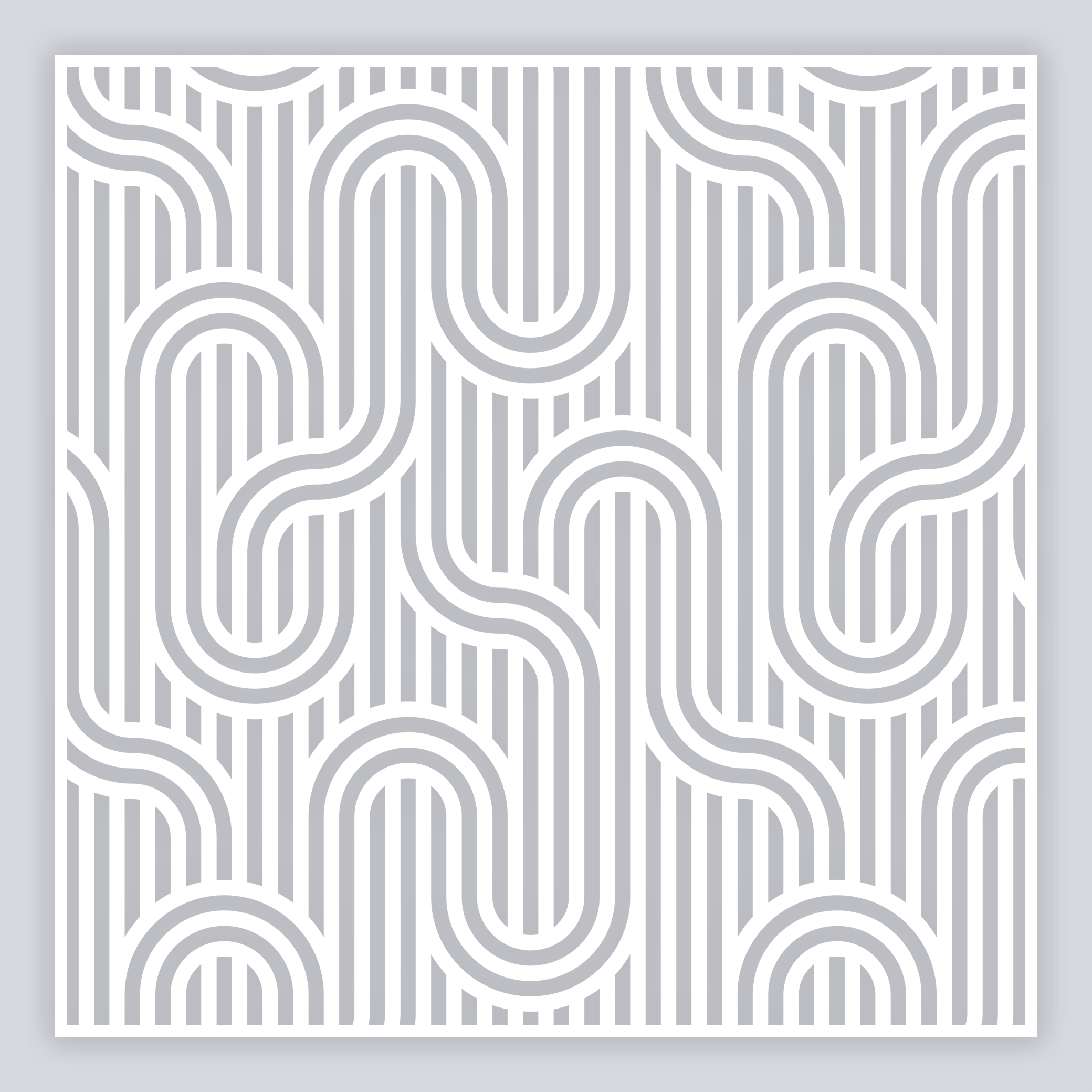 Mod Lines Full Clay Stencil