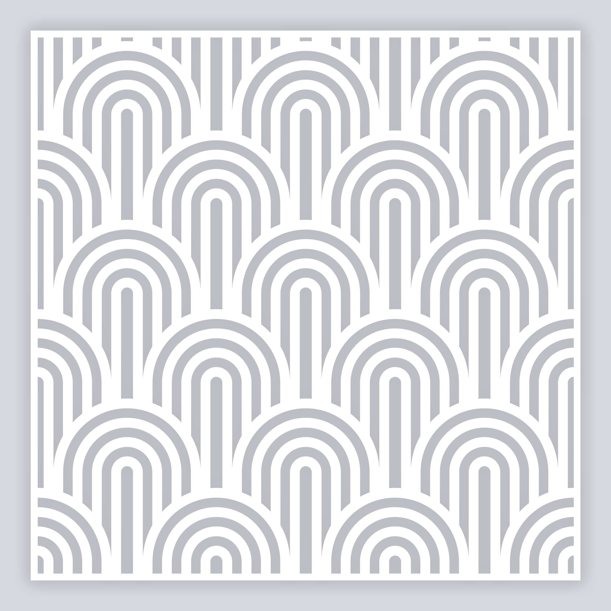 Groovy Loops Full Clay Stencil