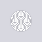 Groovy Loops Circle Clay Stencil