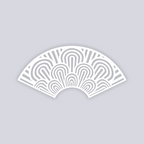 Groovy Loops Lg Cup Clay Stencil