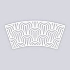 Groovy Loops Lg Cup Clay Stencil