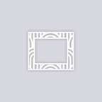 Groovy Loops Rectangle Rim Clay Stencil