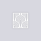 Groovy Loops Square Clay Stencil