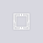 Groovy Loops Square Rim Clay Stencil