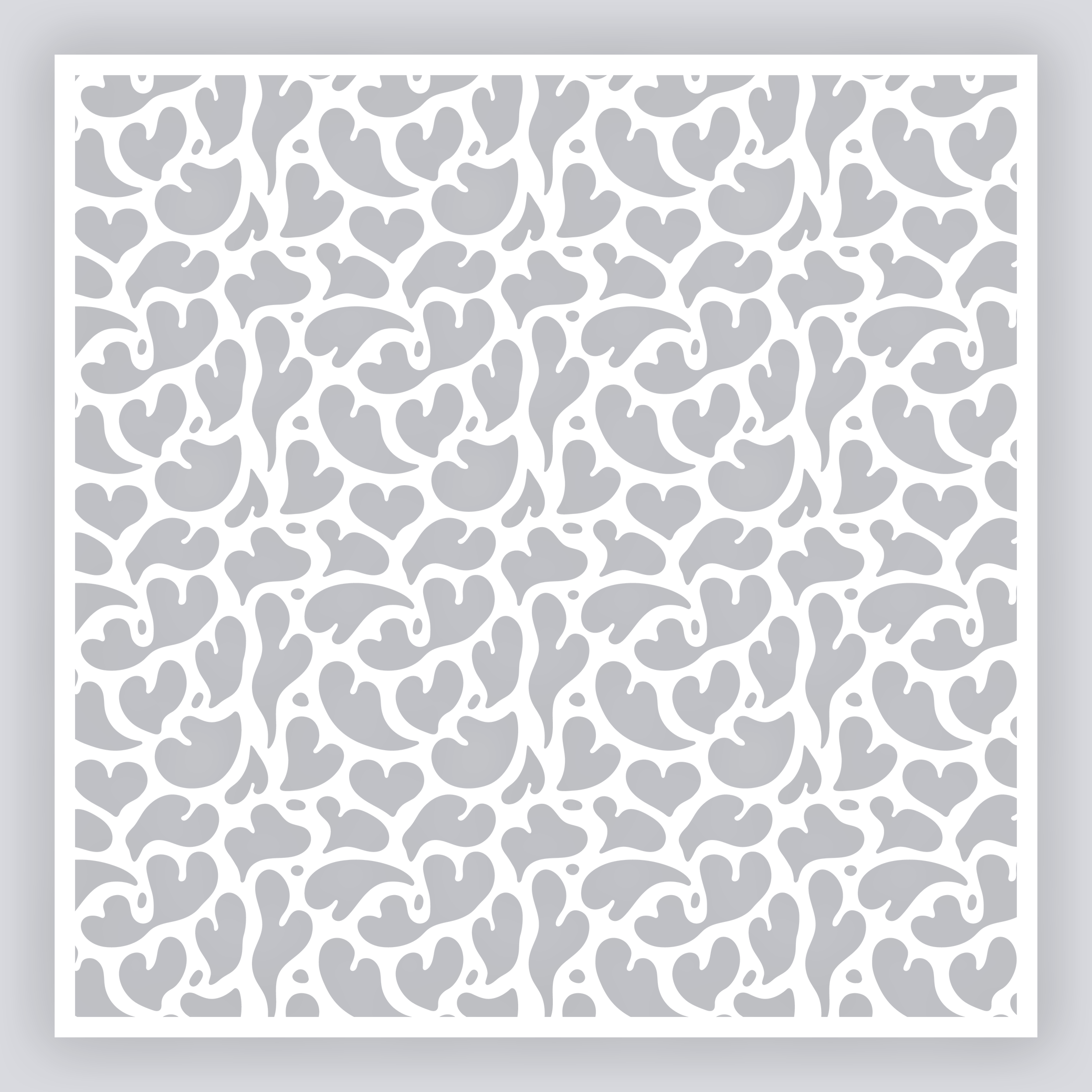 Gummy Hearts Full Clay Stencil