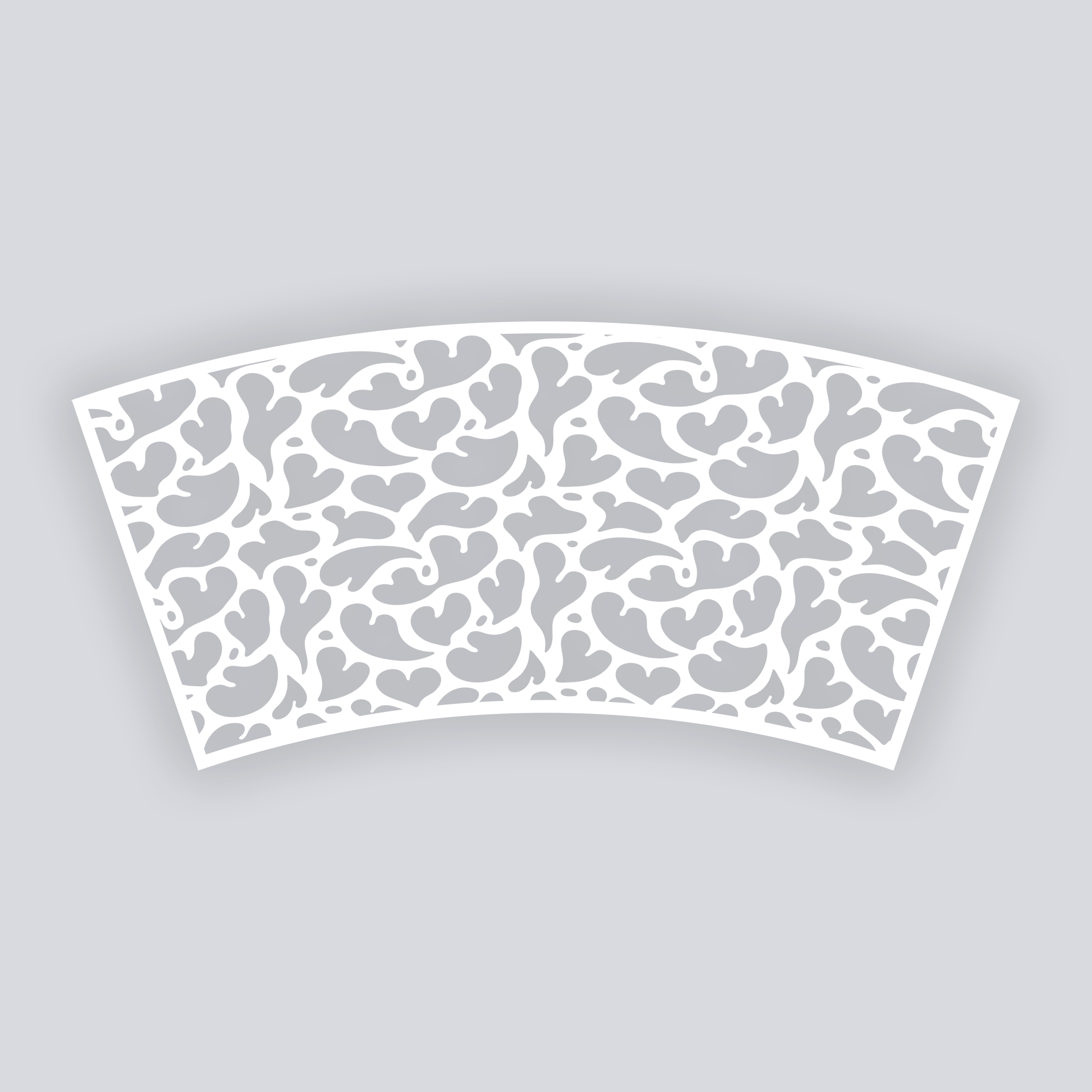 Gummy Hearts Cups + Cones Clay Stencil