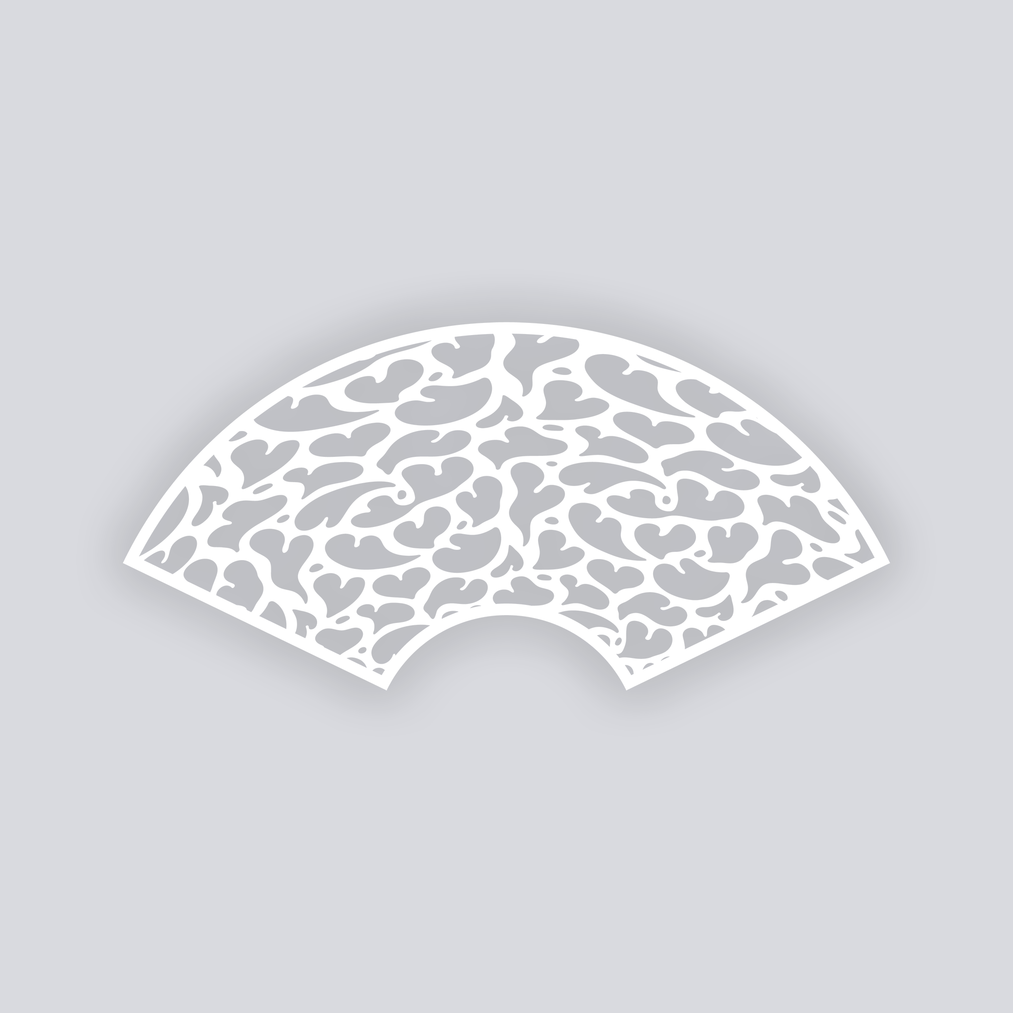 Gummy Hearts Cups + Cones Clay Stencil