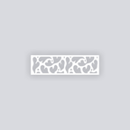 Gummy Hearts Rectangle Clay Face Stencil