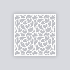 Gummy Hearts Square Clay Stencil