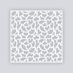 Gummy Hearts Square Clay Stencil