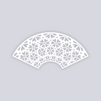 Simple Flower Lg Cup Clay Stencil