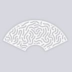 Maze Runner Lg Cup Clay Stencil