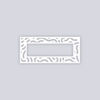 Maze Runner Rectangle Rim Clay Stencil