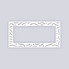 Maze Runner Rectangle Rim Clay Stencil