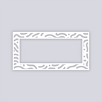 Maze Runner Rectangle Rim Clay Stencil